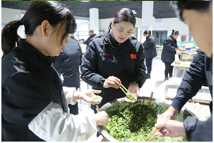 歲寒隆冬至，煮餃話團圓 ——藥都集團工會舉辦冬至日包餃子活動